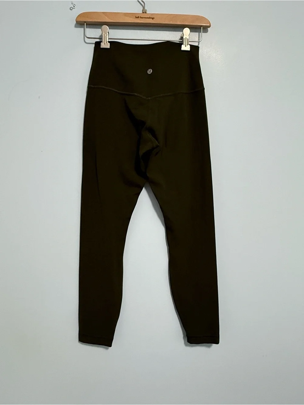 Lululemon Align High-Rise Pant 25” Dark Olive Green Leggings Size 6
